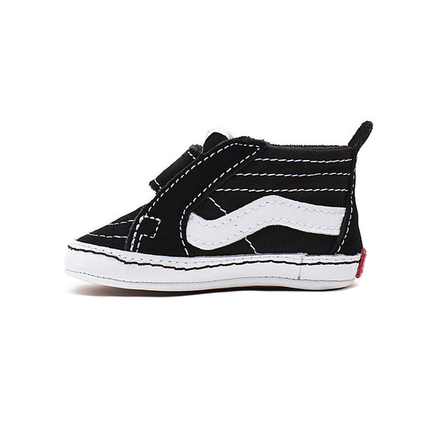 Infant SK8-Hi Crib Shoes / Black/True White - ManGo Surfing