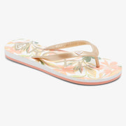 Tahiti VII Flip Flops - Womens Sandals - White/Champagne - ManGo Surfing