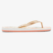 Tahiti VII Flip Flops - Womens Sandals - White/Champagne - ManGo Surfing