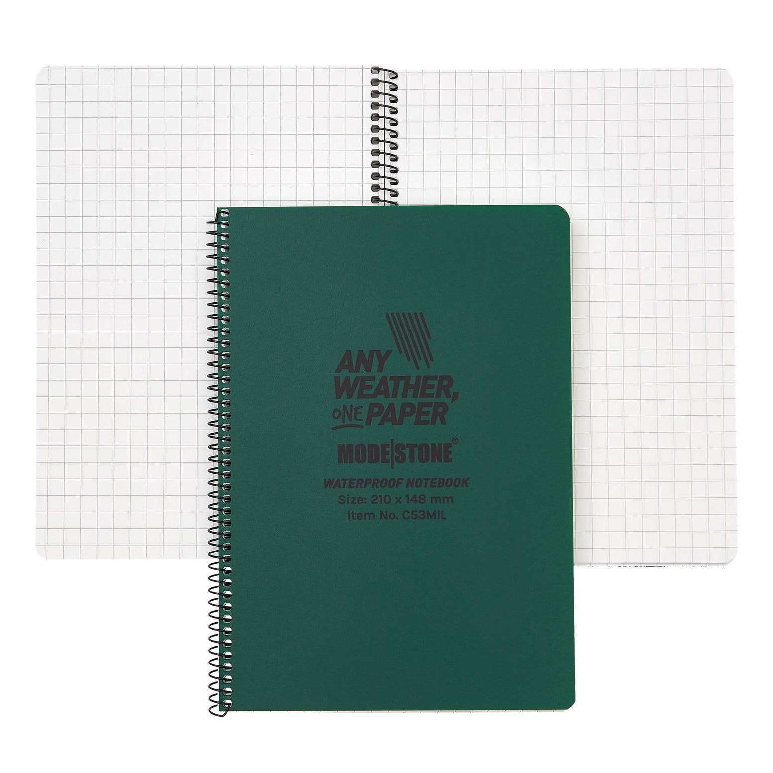 A5 Top Spiral Waterproof Notepad - 210x148mm - 100 pages - 50 sheets - ManGo Surfing