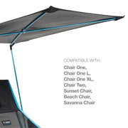 Personal Shade for Chair - Black - ManGo Surfing