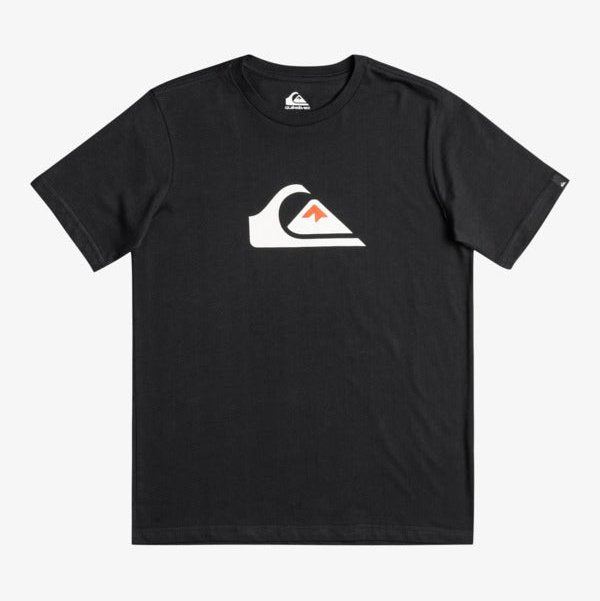 Comp Logo T-Shirt - Boys Short Sleeve Tee - Black - ManGo Surfing
