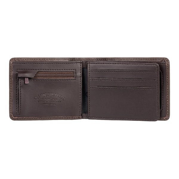 Mac Tri-Fold Leather Wallet - Mens Wallet (Medium) - Chocolate Brown - ManGo Surfing
