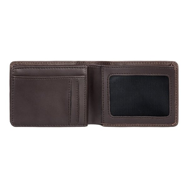 Mac Tri-Fold Leather Wallet - Mens Wallet (Medium) - Chocolate Brown - ManGo Surfing