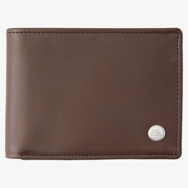 Mac Tri-Fold Leather Wallet - Mens Wallet (Medium) - Chocolate Brown - ManGo Surfing