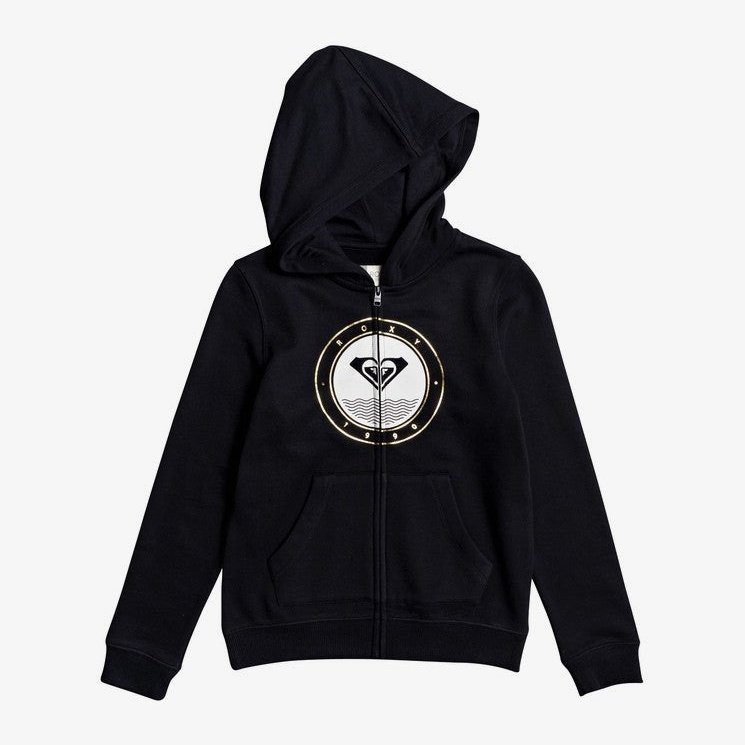The Good Side Zip Up Hoodie for Girls | Anthracite - ManGo Surfing