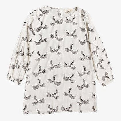 Free Island - Long Sleeve Dress for Girls | Snow White Flight - ManGo Surfing