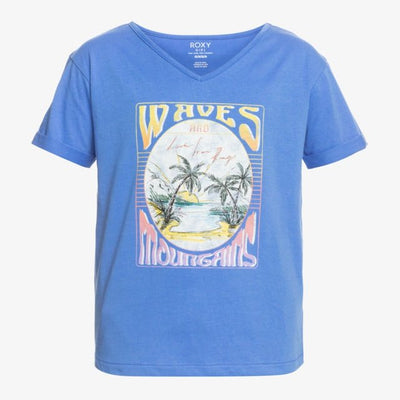 Give Me Everything Boyfriend T-Shirt for Girls 8-16 / Blue - ManGo Surfing