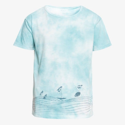 Cooler Than Me - Girls T-Shirt - Cool Blue Water Tie Dye - ManGo Surfing