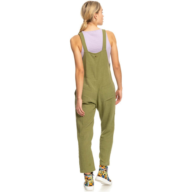 Beachside Love Strappy Jumpsuit - Womens Jumpsuit - Loden Green - ManGo Surfing