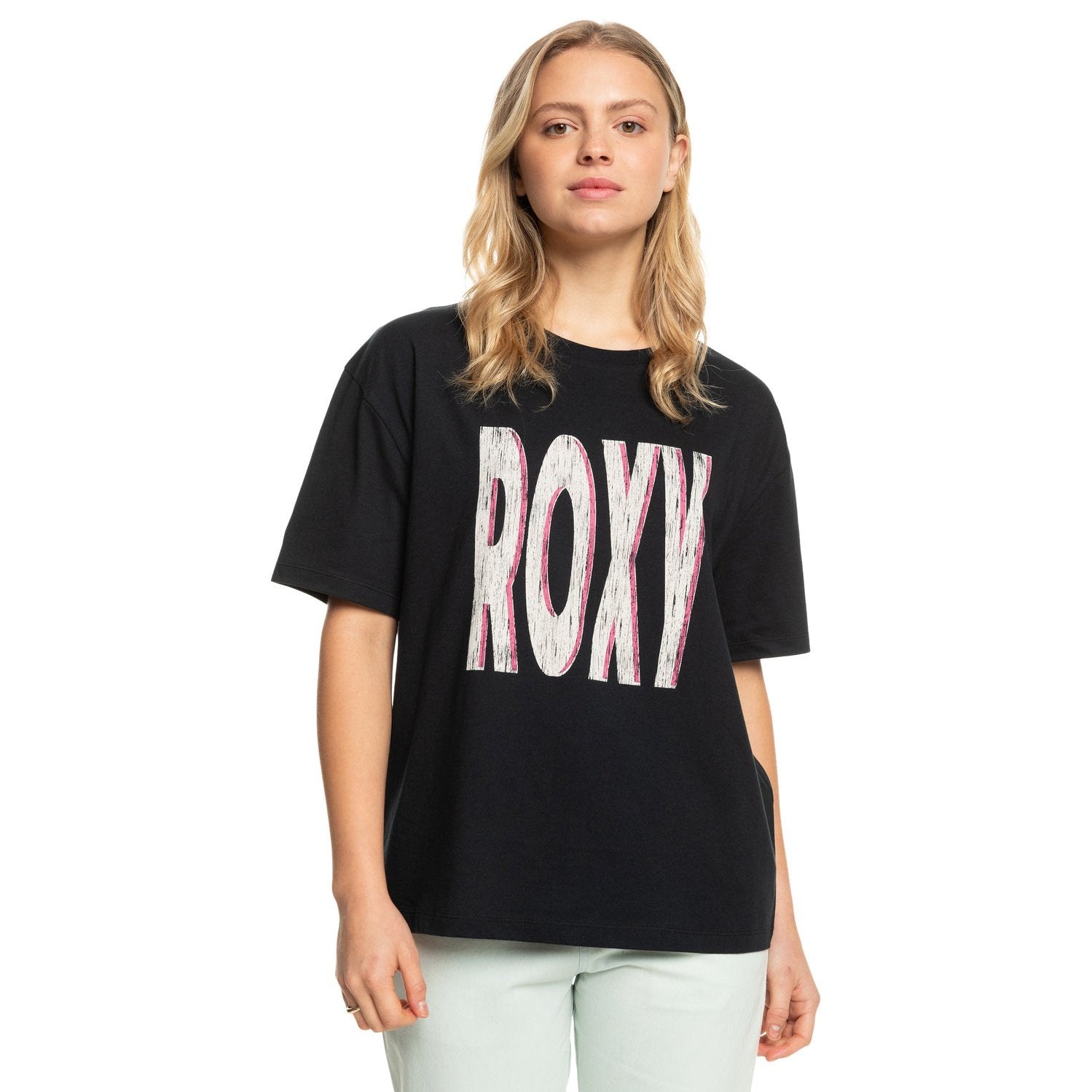 Roxy Sand Under The Sky Womens T-Shirt - Anthracite – ManGo Surfing