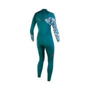 Womens Wetsuit - Divine 5/4/3 Front Zip Oysterprene Fullsuit - Blue Duck - ManGo Surfing